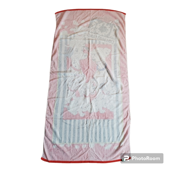 Vintage Walt Disney "101 Dalmatians" Beach Towel 100% Cotton - Picture 5 of 8